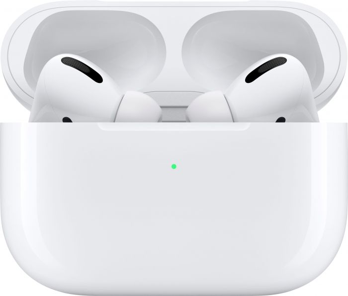 Apple AirPods Pro (2021) mit MagSafe Ladecase wireless In-Ear-Kopfhorer (Active Noise Cancelling (ANC), Freisprechfunktion, Sprachsteuerung, Transparenzmodus, Siri, Bluetooth), 5.0, Newsletter anmelden & Vorteile sichern