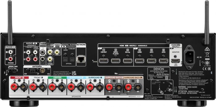 Denon AVR-S760H 8K- 7.2 Heimkinosystem (Bluetooth, LAN (Ethernet), WLAN), 4.5, Newsletter anmelden & Vorteile sichern