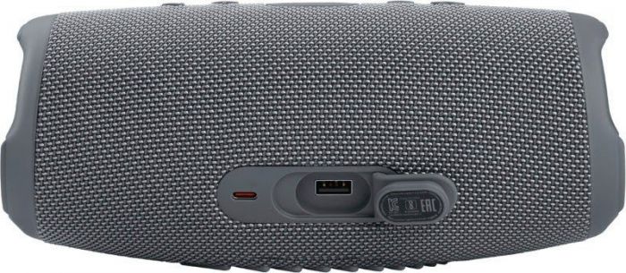 JBL Charge 5 Portabler Bluetooth-Lautsprecher (Bluetooth, 40 W, wasserdicht), JBL Charge 5 Grey, 5.0, Newsletter anmelden & Vorteile sichern