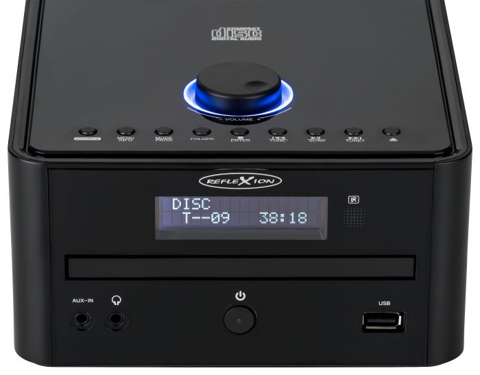 Reflexion HIF79DAB Stereoanlage (DAB/DAB+, UKW Radio, 80,00 W, Stereo-Micro-Hifi-System mit DAB, UKW, USB, MP3/CD, und Bluetooth), Newsletter anmelden & Vorteile sichern