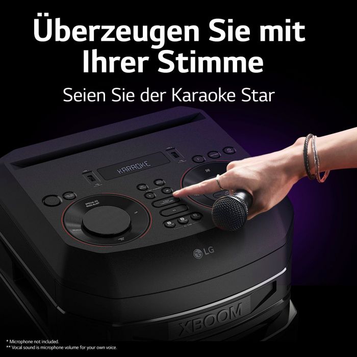 LG XBOOM RNC9 Stereo Party-Lautsprecher (Bluetooth), LG XBOOM RNC9 Party Speaker, Newsletter anmelden & Vorteile sichern