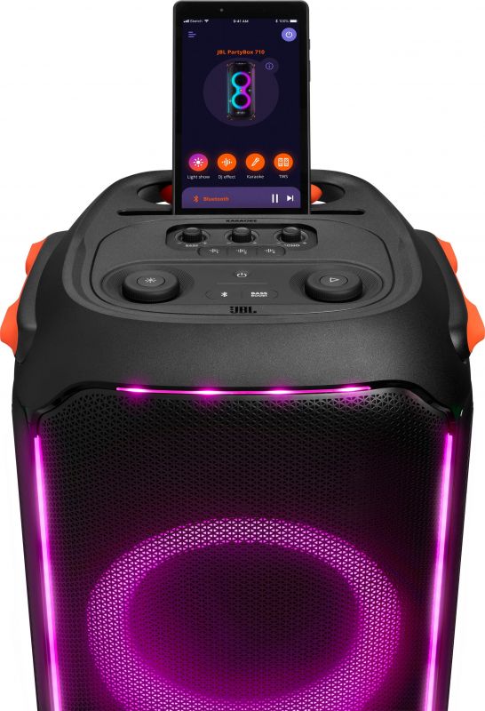 JBL PartyBox 710 Party-Lautsprecher (Bluetooth, 800 W), JBL Partybox 710 Black, 4.5, Newsletter anmelden & Vorteile sichern