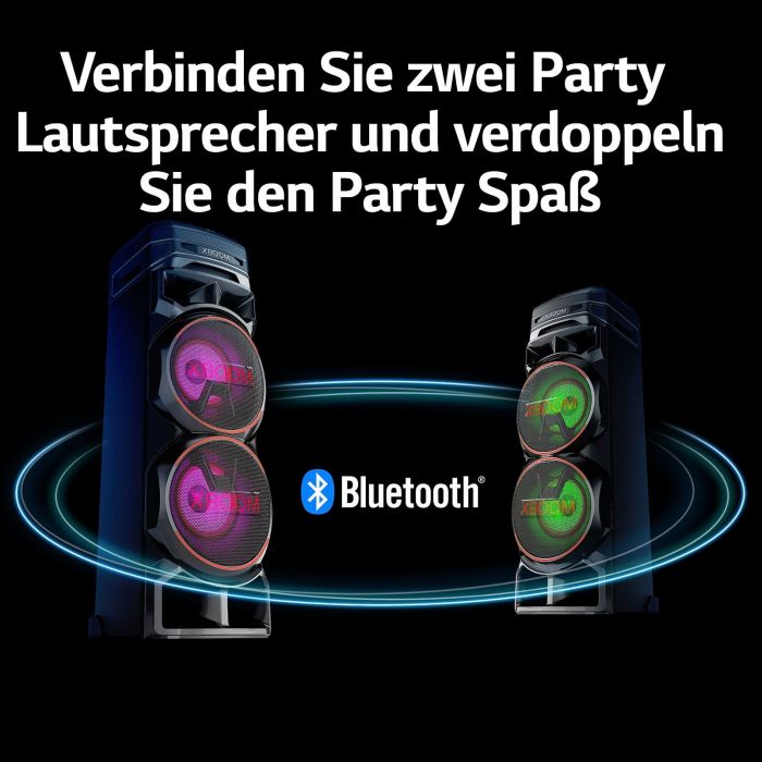 LG XBOOM RNC9 Stereo Party-Lautsprecher (Bluetooth), LG XBOOM RNC9 Party Speaker, Newsletter anmelden & Vorteile sichern