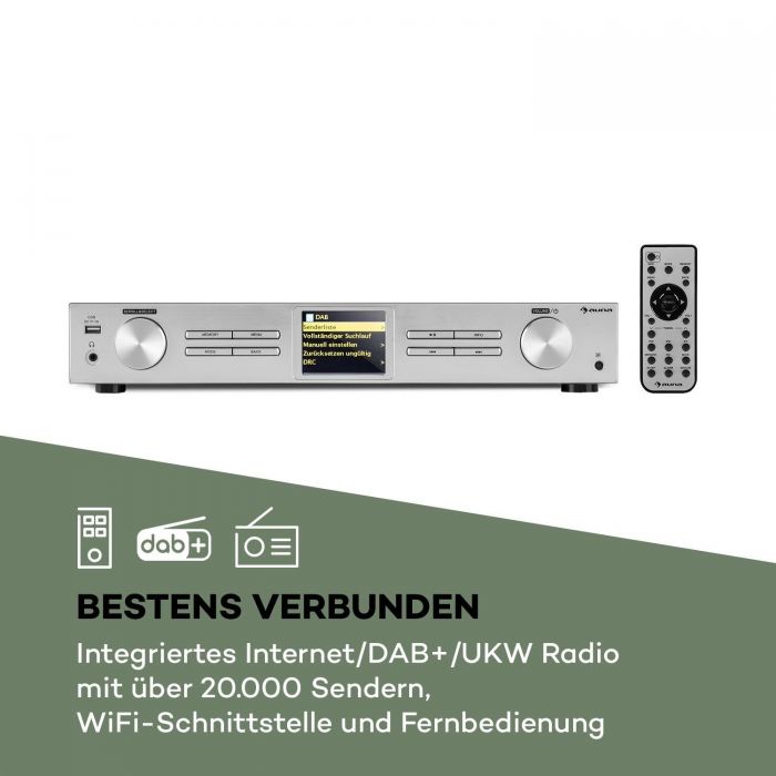 Auna iTuner 320 BT Radio (DAB+, 10 W), 4.5, Newsletter anmelden & Vorteile sichern