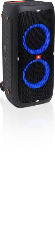 JBL Party Box 310 Party-Lautsprecher (Bluetooth, 240 W, tolle Lichteffekte, rollbar, Akku, USB), JBL Partybox 310 Black, 5.0, Newsletter anmelden & Vorteile sichern