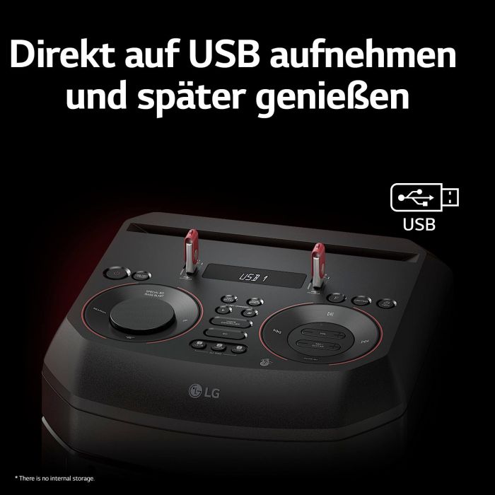 LG XBOOM RNC9 Stereo Party-Lautsprecher (Bluetooth), LG XBOOM RNC9 Party Speaker, Newsletter anmelden & Vorteile sichern