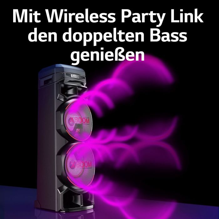 LG XBOOM RNC9 Stereo Party-Lautsprecher (Bluetooth), LG XBOOM RNC9 Party Speaker, Newsletter anmelden & Vorteile sichern