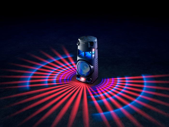 Sony MHC-V43D Party-Lautsprecher (Bluetooth), Leistungsstarkes Audiosystem V43D mit BLUETOOTH® Technologie, 4.5, Newsletter anmelden & Vorteile sichern