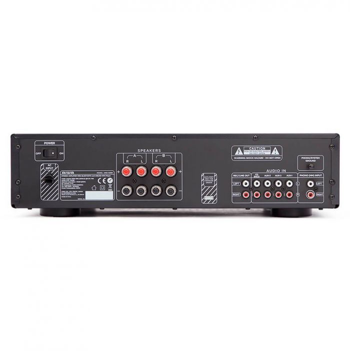 Aiwa AMU-120BT AV-Empfanger und -Verstarker, BT v5.0-Empfanger 2X 60 W Audioverstarker (Anzahl Kanale: 2, 120 W, Tonregelung Bass & Treble unabhangige Einstellungen +/- 10dB, Kanaltrennung > 80 dB bei 1 kHz, Vollalphanumerisches 16-Zeichen x 2-Zeilen-Punktmatrix-Display mit wei?er LED-Hintergrundbeleuchtung und getontem Prismenobjektiv), 4.5, Newsletter anmelden & Vorteile sichern