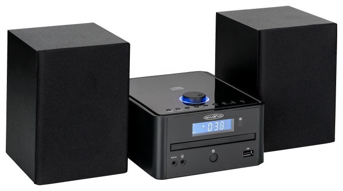 Reflexion HIF79FM Microanlage (UKW, USB, MP3/CD, und Bluetooth, 32,00 W, Alarm, Uhr, Sleep-Funktion), 5.0, Newsletter anmelden & Vorteile sichern