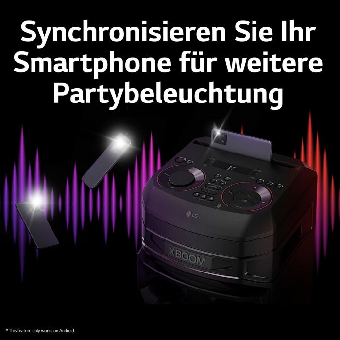 LG XBOOM RNC9 Stereo Party-Lautsprecher (Bluetooth), LG XBOOM RNC9 Party Speaker, Newsletter anmelden & Vorteile sichern