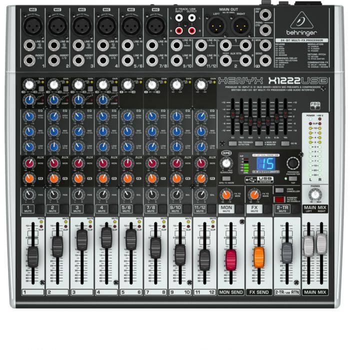 Behringer Mischpult, XENYX X1222USB, Newsletter anmelden & Vorteile sichern