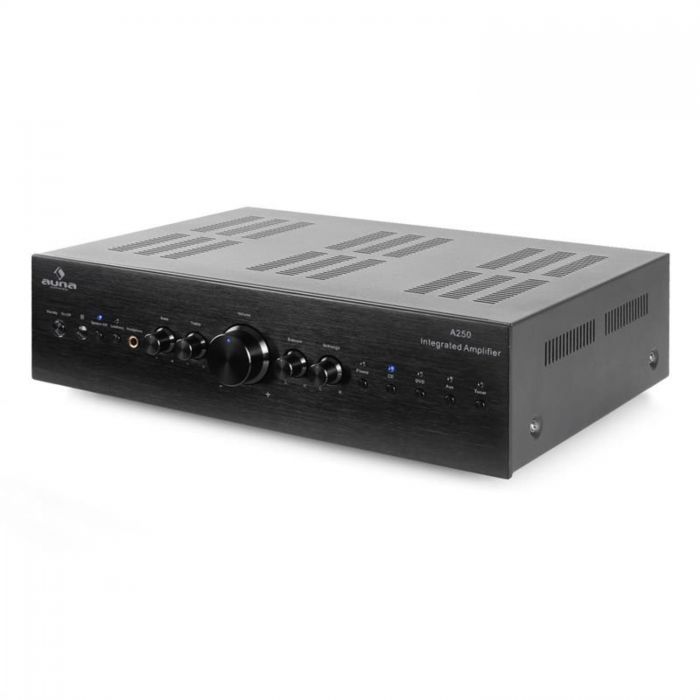 Auna CD708 Audioverstarker (Anzahl Kanale: 5 Stereo-Cinch-Line-Eingange fur CD-Player, Tuner sowie AUX-Quellen und, 160 W), 4.5, Newsletter anmelden & Vorteile sichern